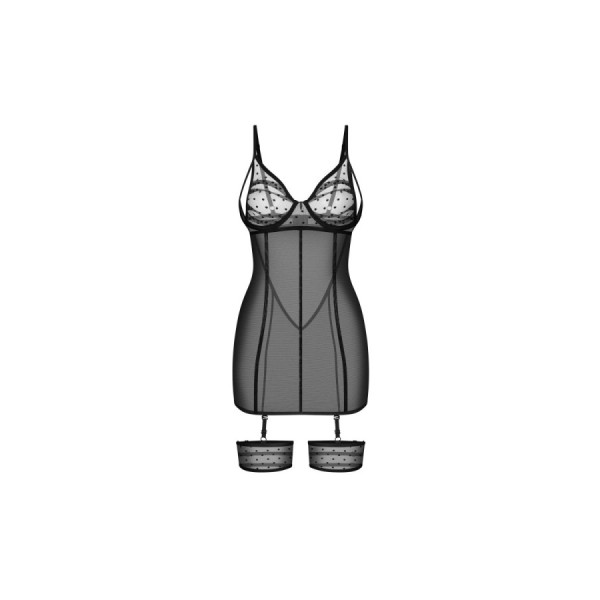 Nuites nuisette et string - Noirs